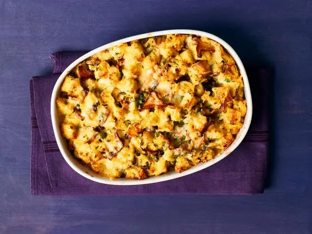 Cheesy Mushroom Stuffing Recipe | Food Network Kitchen | Food Network