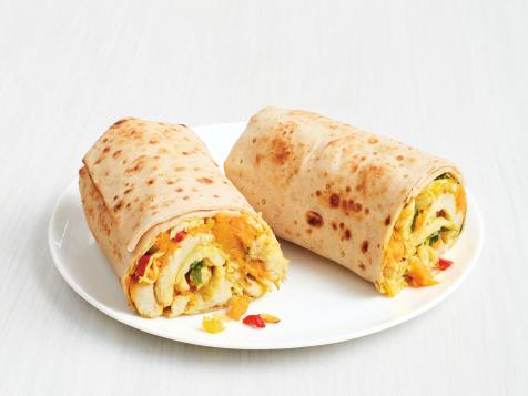 Sweet Potato and Chicken Lavash Wraps