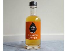 A Welsh sea salt company is capturing international attention for its new fancy smoked water.