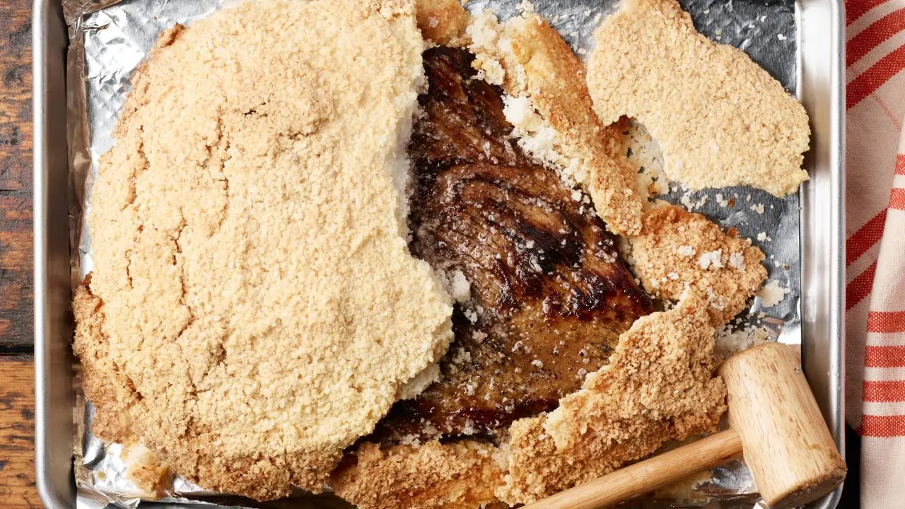 Giant Salt-Crusted Brisket