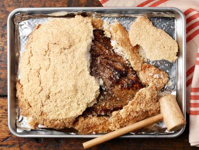 Food Network Kitchen’s Giant Salt-Crusted Brisket, as seen on Food Network.