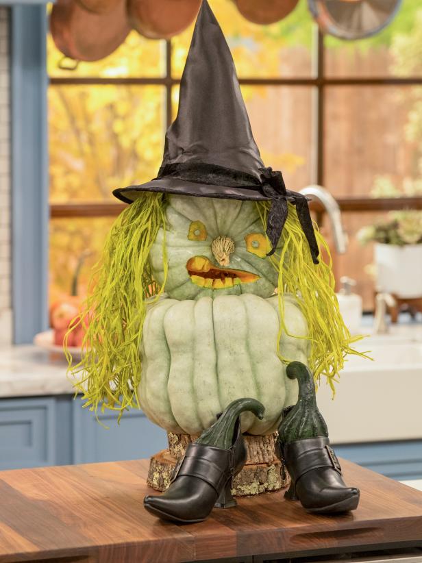Jeff Mauro makes a Pumpkin Witch, as seen on Food Network's The Kitchen
