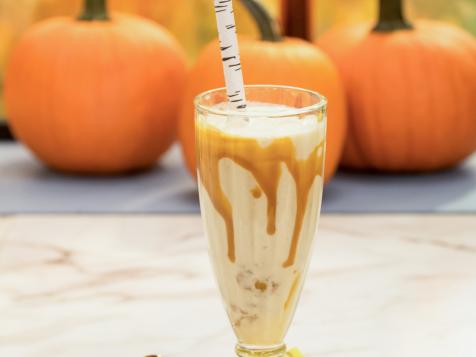 Leftover Bananas Foster Cake Milkshake