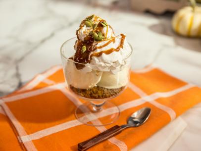 Katie Lee makes a Pumpkin Pie Sundae, as seen on Food Network's The Kitchen