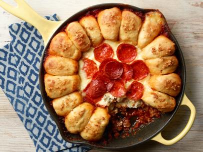 Food Network Kitchen’s Bread Ring Pizza Dip, as seen on Food Network.