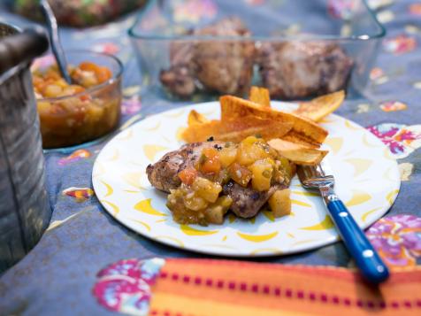 Jerk Chicken Thighs with Tropical Chutney