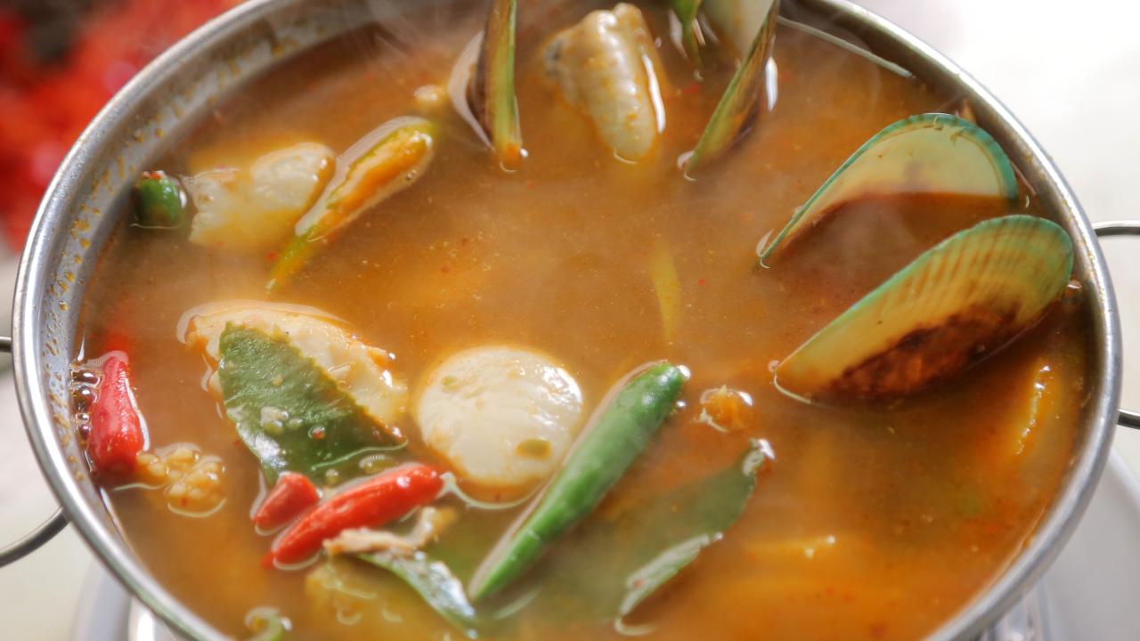 Tom Yum Seafood Soup Recipe