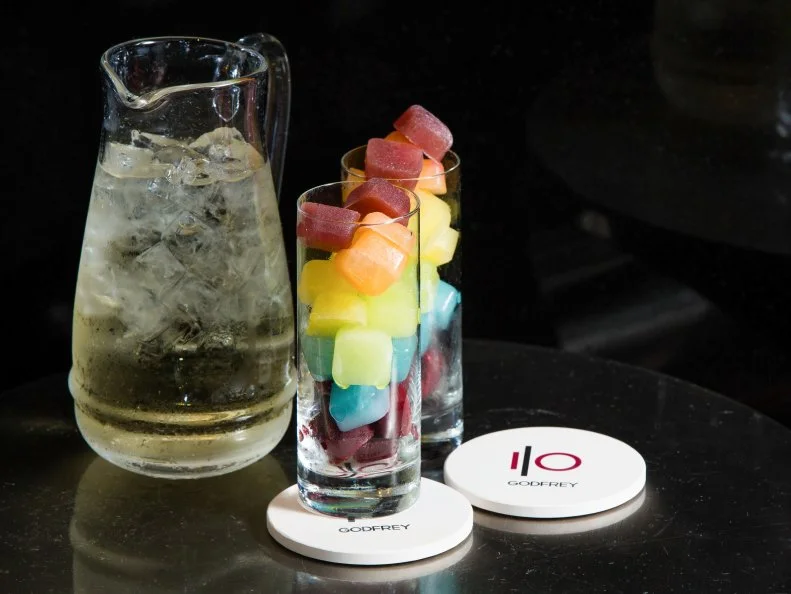 Chefs oversee both the kitchen and the bar at this sleek rooftop lounge inside River North’s Godfrey Hotel, working up whimsical drinks to match fancy small bites like truffle fries and pork belly skewers. Executive Chef Nathaniel Cayer is the mastermind behind the rainbow sangria, which starts with a base of colorful ice cubes infused with fruit juices and floral extracts. When it comes time to serve, they’re topped with a splash of vodka and moscato. The drink evolves as the night wears on and the ice cubes slowly melt and mingle.