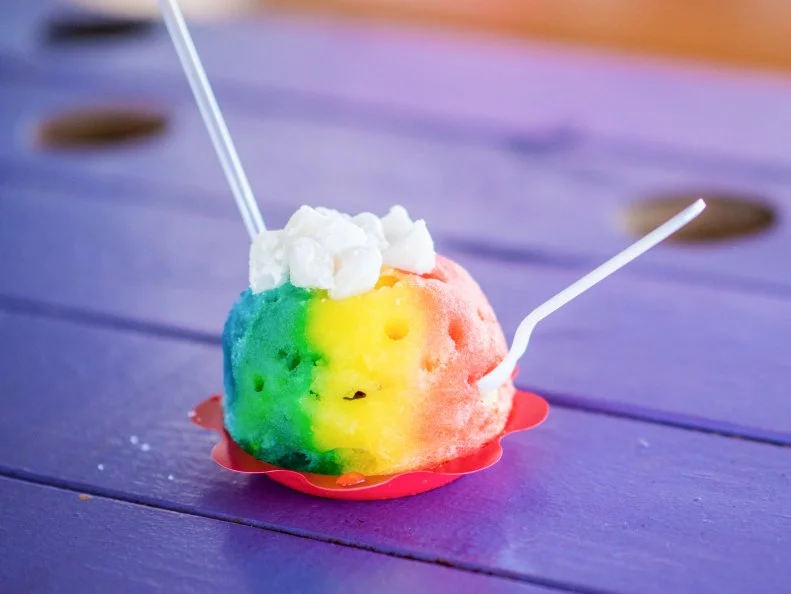With 48 flavors and seven toppings, this Maui shave ice shop offers a dizzying array of icy combinations. But no matter which you select, the resulting cone of ice — arguably Hawaii’s lightest and fluffiest — will be a dazzling display of colors once it’s been doused in the all-natural syrups.