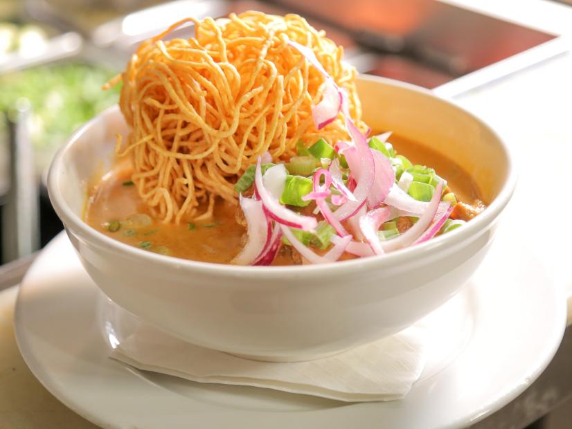 Kaosoi as Served at Aloy Thai in Boulder, Colorado as seen on Diners, Drive-Ins and Dives, Season 27..