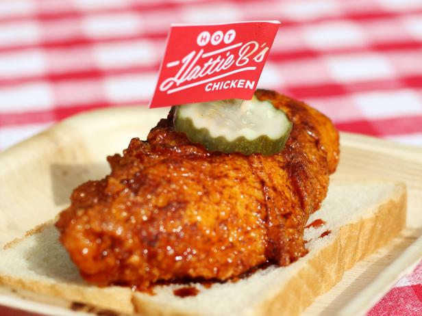 Hattie B's hot chicken, &quot;with your choice of heat level&quot;