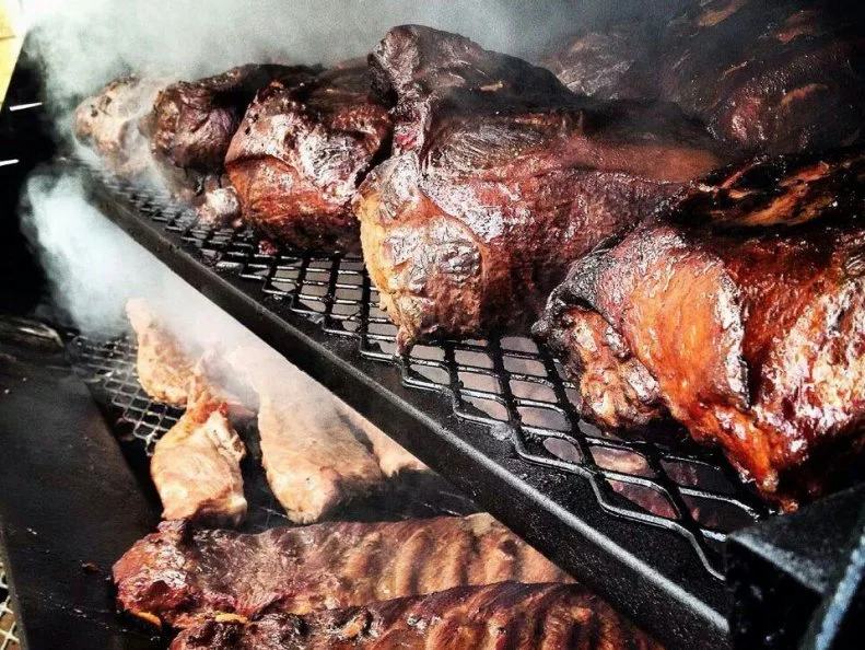 When one thinks barbecue, Connecticut is not the first place that comes to mind. Smokin’ With Chris is good enough to change that preconception. Owner Chris Conlon serves a wide selection of riffs on regional barbecue standbys at wallet-friendly prices. Instead of Kansas City-style brisket burnt ends, Conlon offers pork rib burnt ends. Smoked chicken is slathered in an orange-ginger barbecue sauce. The excellent baby back ribs, smoked for three to five hours, start with a dry chile rub and are finished with a Virginia-style honey mustard glaze. Brisket is slow-cooked for 10 to 12 hours and then piled high on a toasted bun with Conlon’s Kansas City-style sauce. It’s all paired with an impressive selection of craft beers and well-curated wines from around the globe.