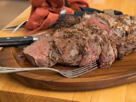 Salt-Crusted Leg of Lamb