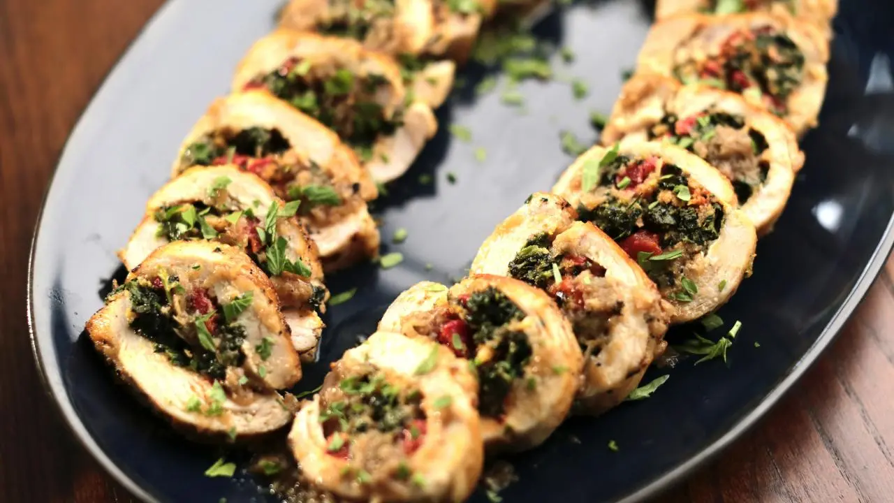Spinach-Stuffed Chicken