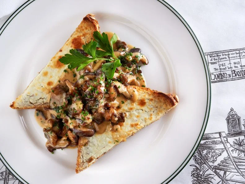 The â  90s are alive and well and delicious at this French Quarter groundbreaker. Its founding chef, Susan Spicer, has a steadfast palate that merges what appear to be the unlikeliest influences across not just an entire menu but even in one dish. Signature dishes, like the goat cheese toast with Madeira mushrooms, and the sweetbreads du jour with their daily changing preparation, deserve their iron-clad presence on the menu. In truth, thereâ  s no wrong answer at Bayona. Maybe you canâ  t truly call a restaurant born in 1990 â  timeless.â   In the case of Bayona, thought, it might well be accurate.