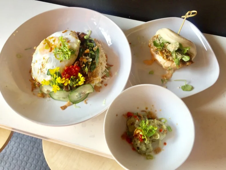 Chances are, you’ve never eaten Mauritian comfort food in a South London pop-up that’s as small as a shoebox (give or take a few inches) and as cozy as a cashmere cardi. Pre-Marcel, owners Randy and Andy both had healthy careers in advertising, which shows in their cute-as-a-button branding. The menu is succinct: bol renversé (sticky steamed rice with egg, chicken, shiitake mushroom, Mauritian sausage and sweet white wine); bao pao buns that trump Bao’s (try crispy beef, tofu or crispy sea bream); niouk nian dumplings starring amazing chayote dough. There’s no booze, but you can BYO from the bar next door, or sip a housemade rose-water alouda or lime and lemon juice. Save room for the intriguing coconut sorbet, which comes with a sugar-bomb slathering of salted pistachio and pineapple compote. (Don’t tell your dentist.) The pop-up hosts events and private parties, sells a selection of nifty arts and crafts by local designers and offers takeaway. We. Love. It.