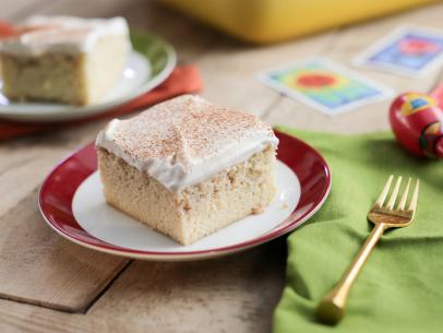 Tres Leches Cake as seen on Valerie's Home Cooking Tamale Party episode, season 7.