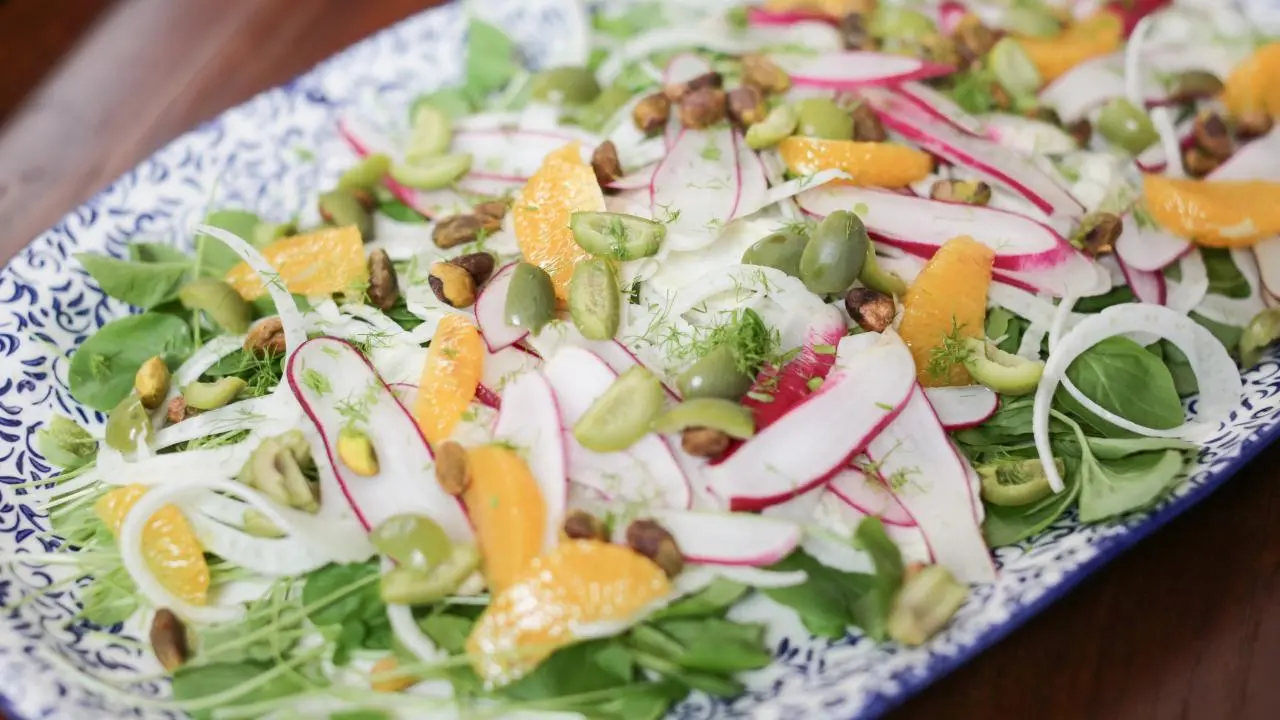 Fennel and Greens Salad