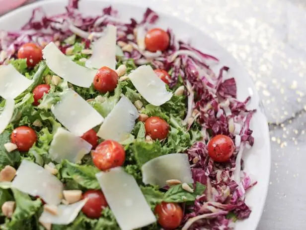 Escarole Salad with Roasted Meyer Lemon Vinaigrette Recipe | Valerie Bertinelli | Food Network