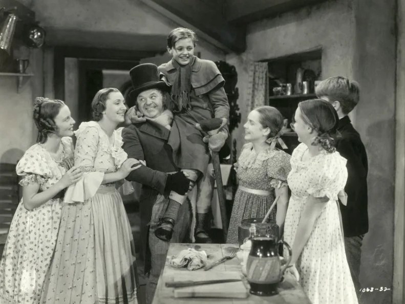 Scene from the 1938 motion picture A Christmas Carol.