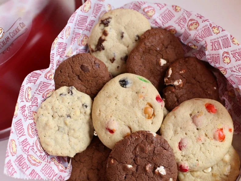 These impossibly affordable cookies are baked from scratch throughout each day, every day, ensuring guests a hot and fresh fifty-cent treat. Westwood bakery Diddy Riese Cookies uses a family recipe to make its dangerously affordable cookies, like chocolate chip walnut, sugar cinnamon, and peanut butter. Take home a Diddy Dozen of the classic chocolate chip for only $4.75.
