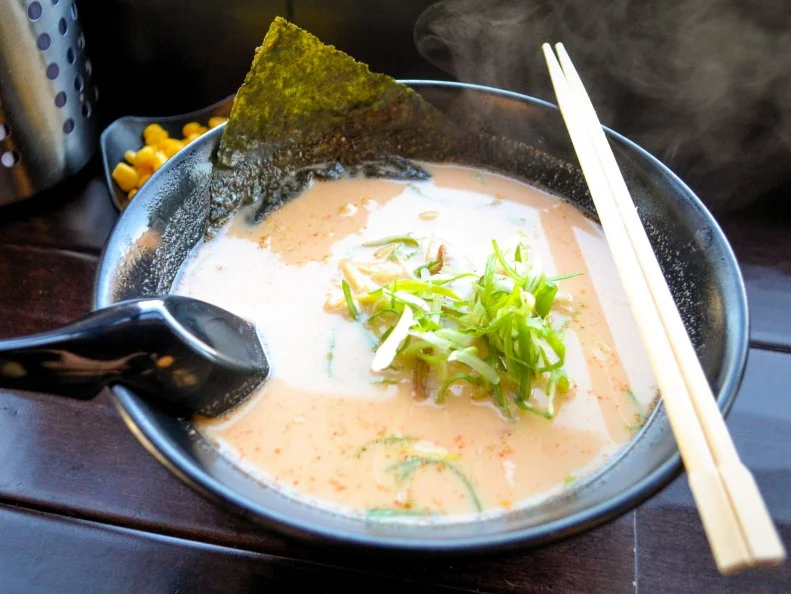 Slurpin’ Ramen in Koreatown offers value without sacrificing quality. For $10, you get a whopping 16 ounces of rich tonkotsu pork broth with green onion, garlic, dried seaweed, black garlic oil, noodles and your pick of meat like fatty pork, chicken or tofu. Go full vegetarian for the same price. If you’re not hungry enough for the generous portion, the still-satisfying eight-ounce portion is $8.