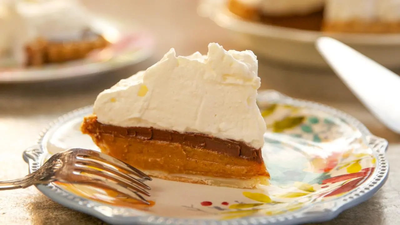 Chocolate Marshmallow Pumpkin Pie