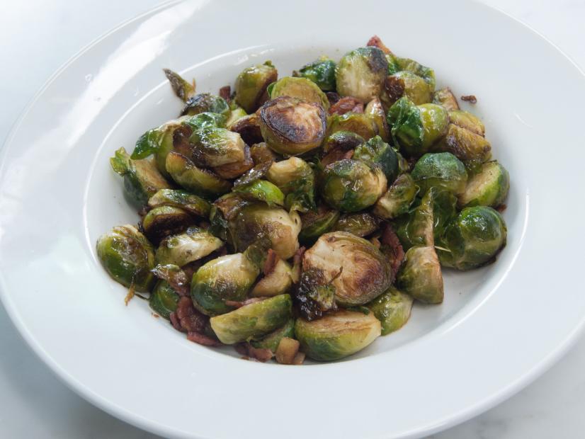 Patti LaBelle's brussel sprouts with turkey bacon, as seen on Patti LaBelle's Place, Season 2.