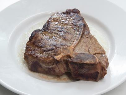 Patti LaBelle's T-bone steak, as seen on Patti LaBelle's Place, Season 2.