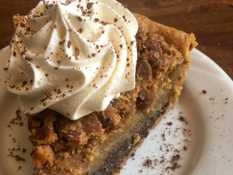 Owner Suzanne Loving follows the mantra that pie can fix almost everything. In her Nashville coffee shop and bakery she whips up classics and modern interpretations like the Great Pumpkin, a twist on the typical pumpkin pie made with pumpkin, pecans and a bottom layer of chocolate.