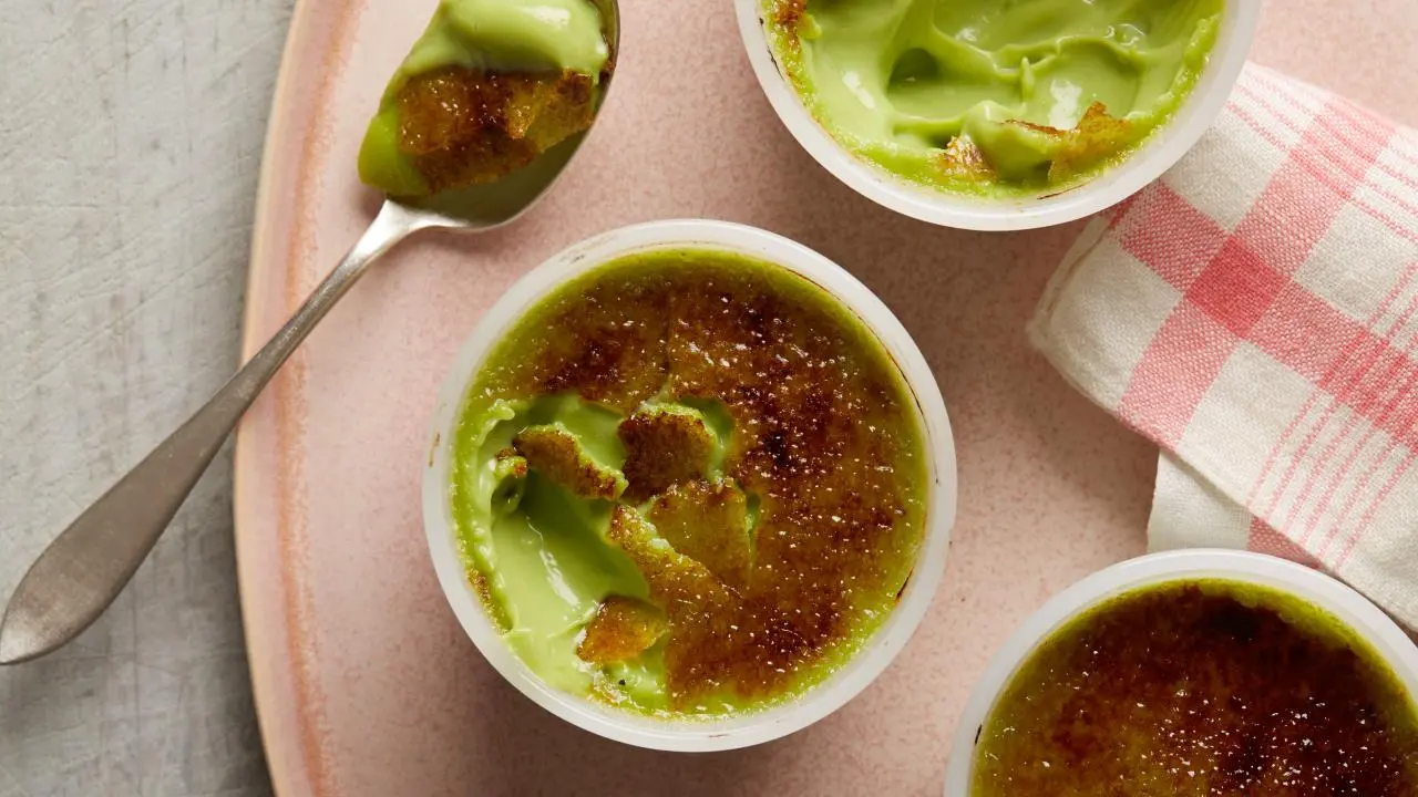 Avocado Creme Brulee