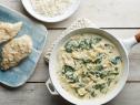 Food Network Kitchen’s Creamy Spinach and Artichoke Chicken Skillet, as seen on Food Network.
