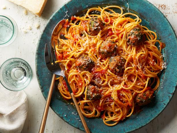 Food Network Kitchen’s Eat-Your-Veggies Italian Meatballs, as seen on Food Network.