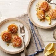 Ina Garten’s Scallops-Provencal, as seen on Food Network.