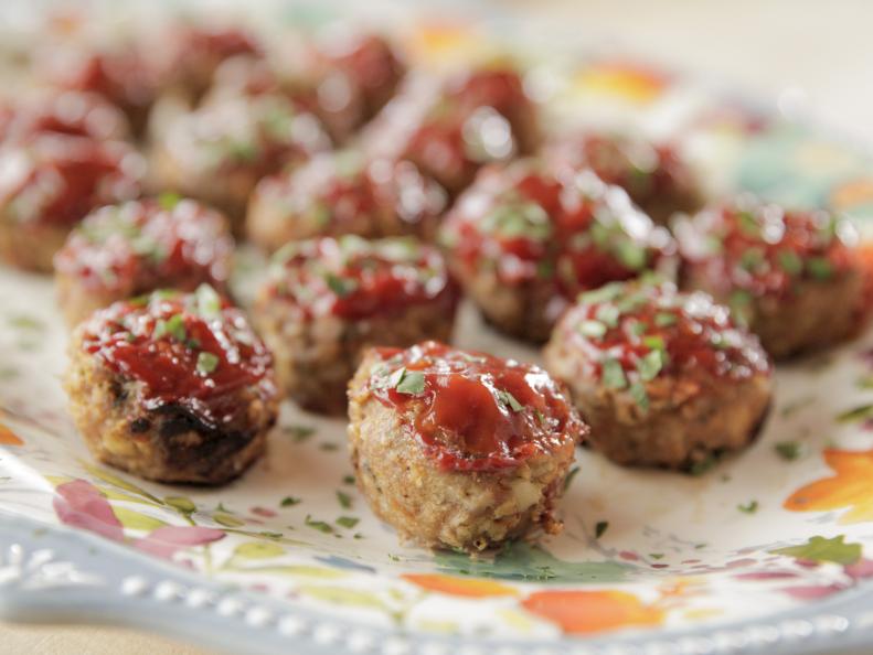 Close-up of Turkey Mini Meatloaves