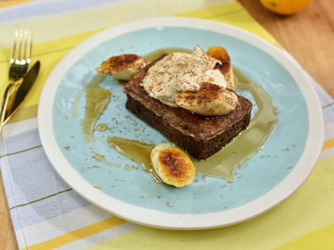 Banana Bread French Toast with Peanut Butter Mousse