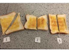 People will argue over anything. Even the right way to cut toast.