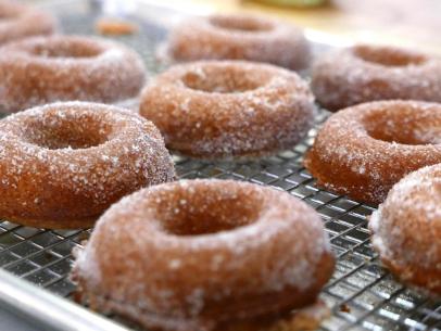 Close up of donuts, as seen on Baked in Vermont, Season 1.