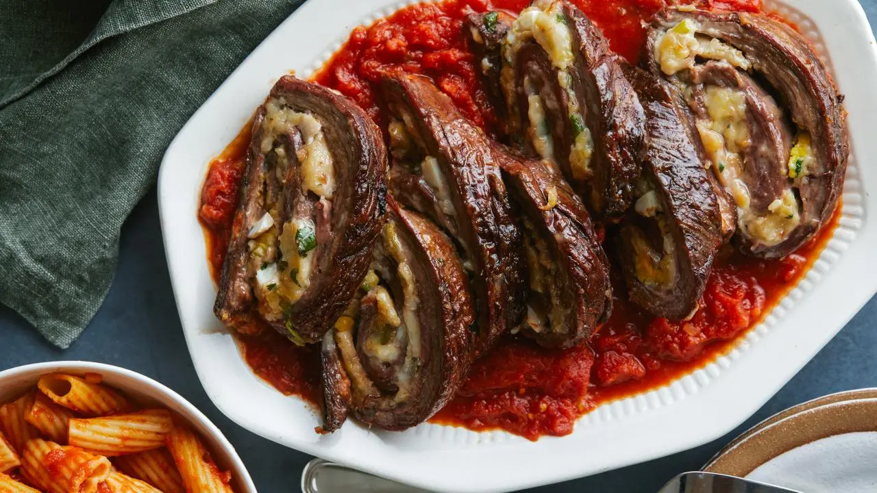 Beef Braciola Recipe Food Network Kitchen Food Network