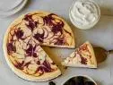 Blackberry Swirl Cheesecake