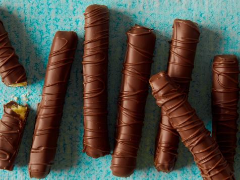 Cookie and Caramel Chocolate Bars