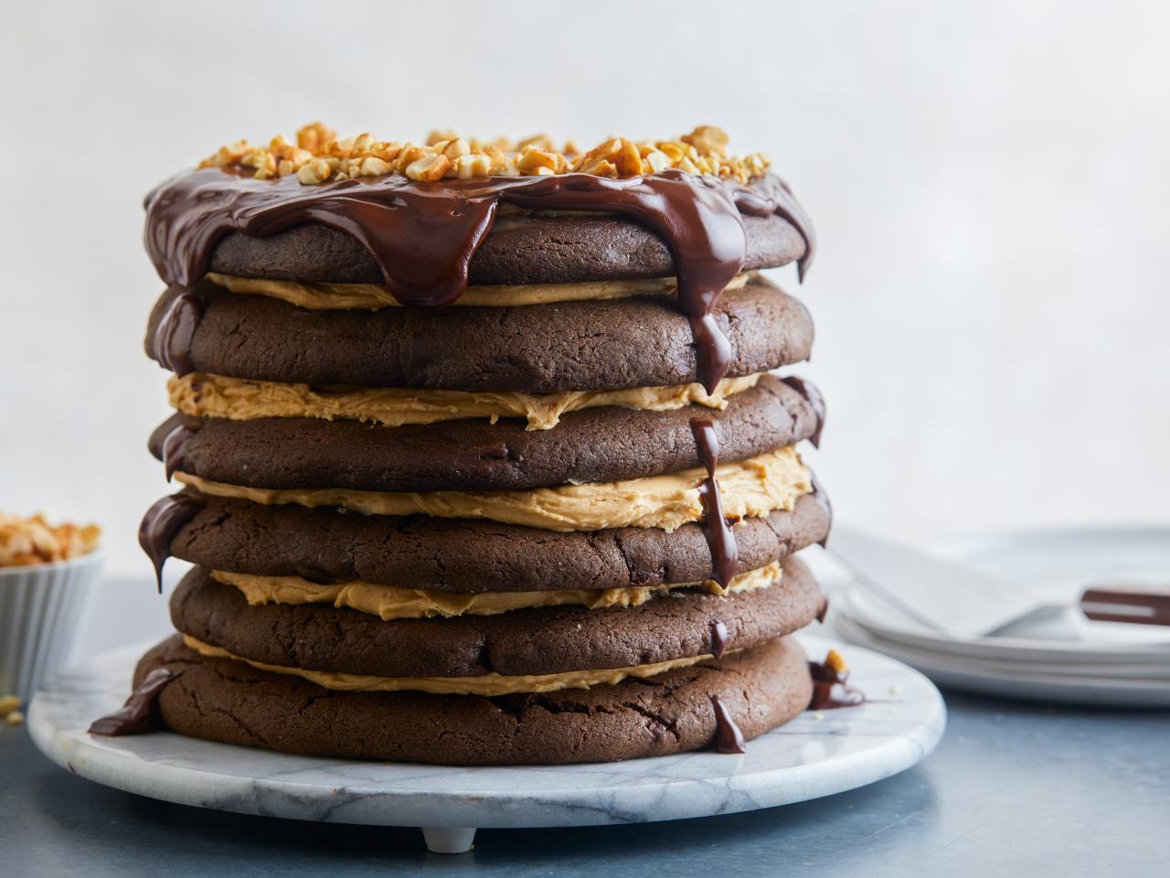 Peanut Butter Cup Cake Roll - Crazy for Crust