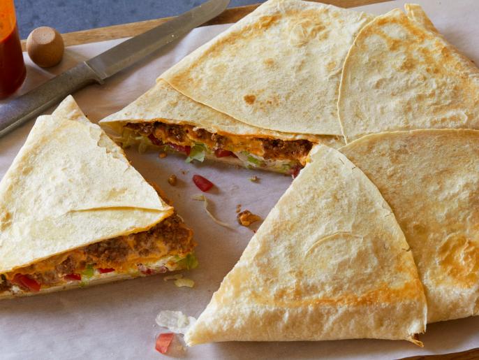 Giant Crunchy Taco Wrap Recipe Food Network Kitchen Food Network