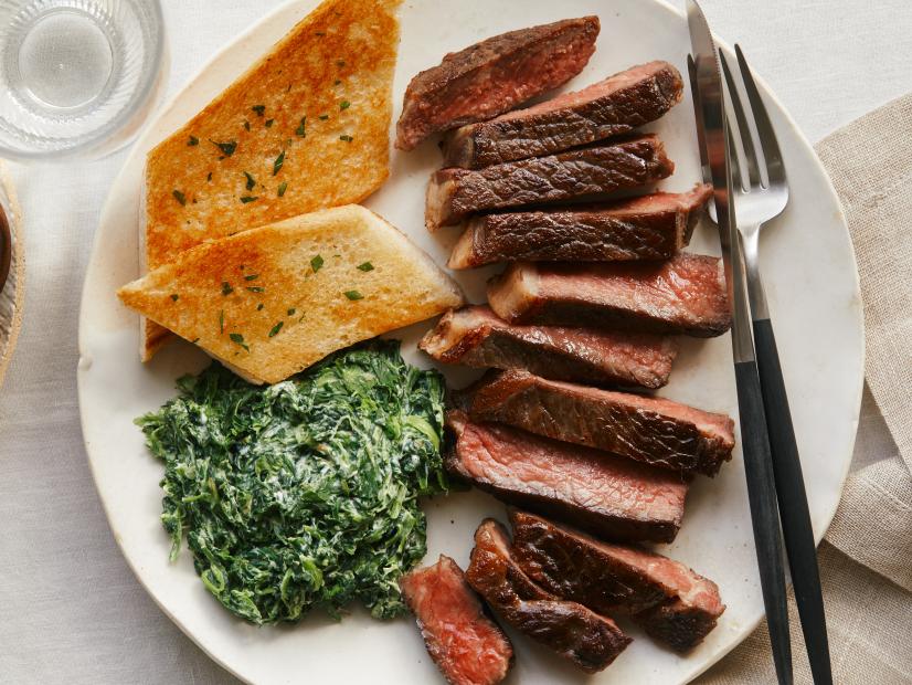 Sous Vide Steak and Spinach