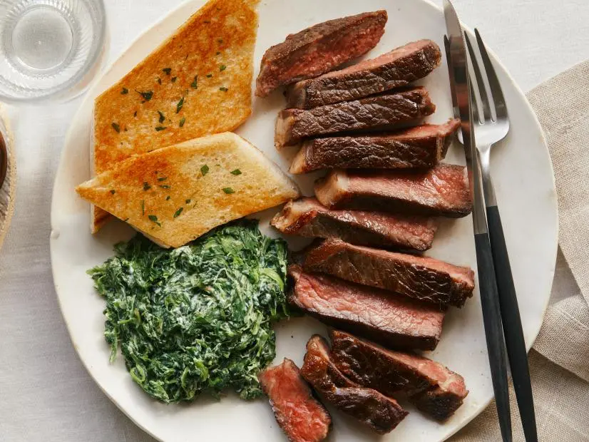 Sous Vide Steak and Spinach