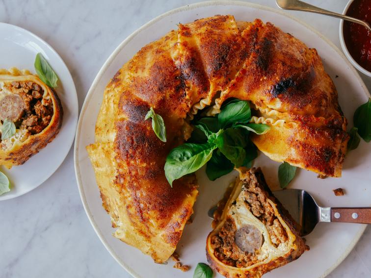 Stuffed Lasagna Pie Recipe Food Network Kitchen Food Network