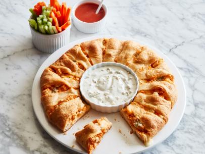 Food   Network   Kitchen’s   Buffalo   Chicken   Crescent   Ring.