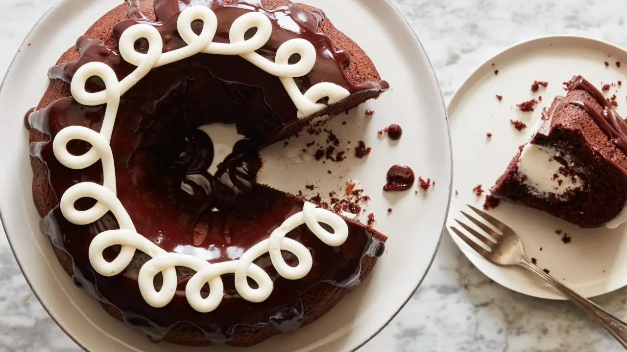 Hostess Cupcake-Inspired Bundt Cake
