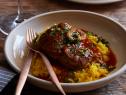 Food   Network   Kitchen’s   Osso   Buco   with   Risotto   Milanese.