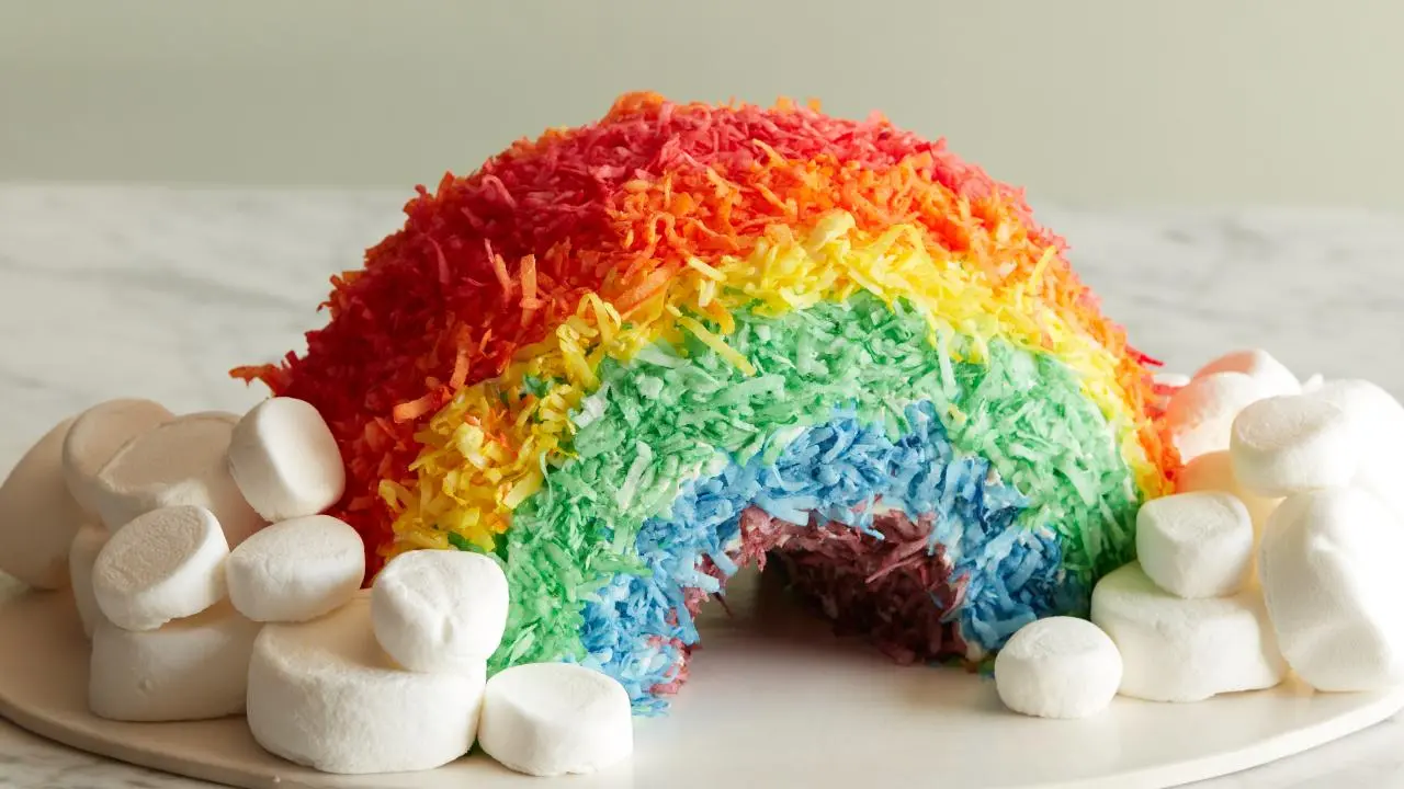 Rainbow Bundt Cake